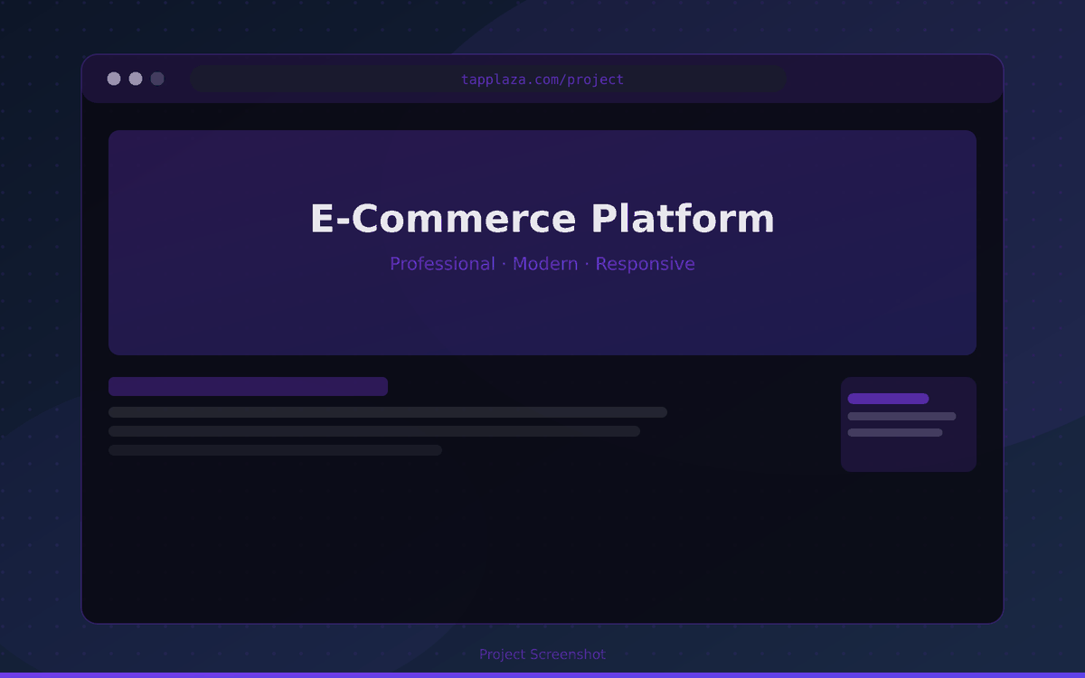 E-Commerce Platform